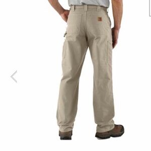 New Carhartt Men's Tan Cargo Pants 36 x 34 loose fit utility work pants